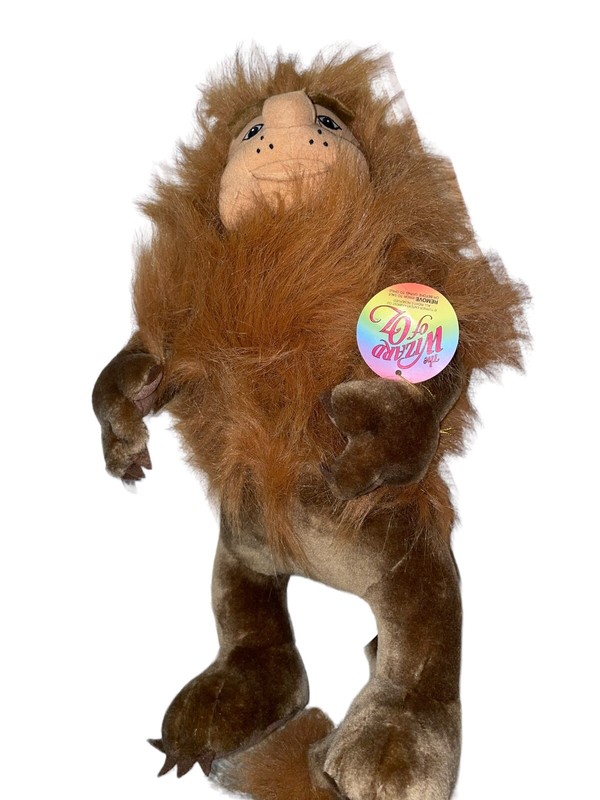 New Vintage The Wizard of OZ Cowardly Lion Plush Animal Toy