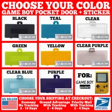 Battery Door Cover Lid for Nintendo GBP Game Boy Pocket Replacement + STICKER