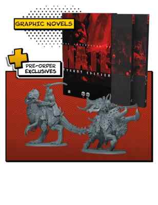 Chronicles of Hate Comic Book Extras Tyrant Edition graphic novel set+minis CMON