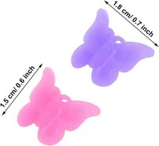 Butterfly Hair Clips, 50 Packs Assorted Color Beautiful Mini Butterfly Hair