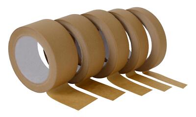 Abklebeband 100 °C 30 mm x 45 m | Klebeband Malerkrepp Abdeckband Kreppband