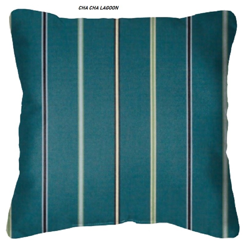 Sunbrella Outdoor Pillows with zipper, CHA CHA LAGOON eBay