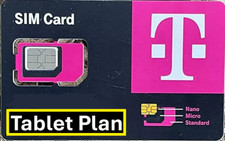 T-Mobile Tablet Plan - Unlimited 5G/LTE  $30/Mon (Sim Activation)