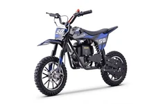 New Blue Gas Powered 49CC 2-Stroke Mini Dirt Bike for Youth Kids Motorbike