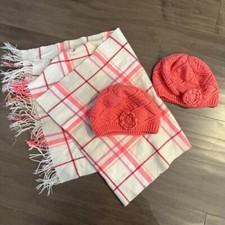 Gymboree knit Eyelet hat bundle and Gap Scarf Bundle Lot
