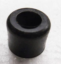 Set of 4 --- 5/8 x 1/2 black rubber feet bumpers