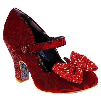 Irregular Choice FANCY THAT Damenschuhe rot mittelhoher Absatz