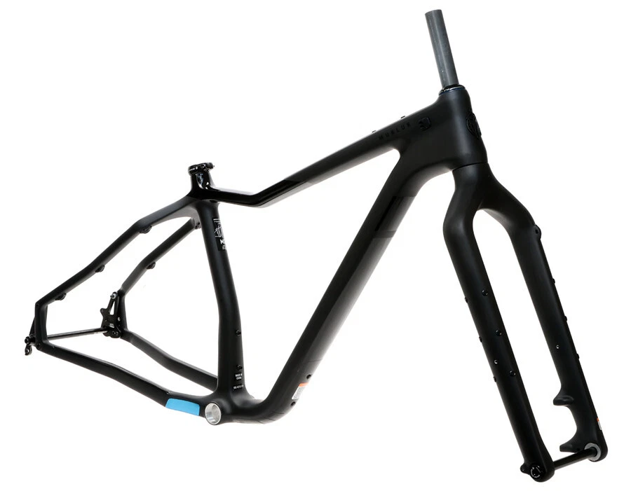 Salsa Mukluk Carbon Fat Bike Frameset Medium Black Display Model