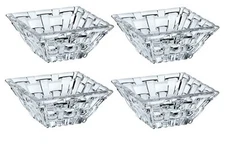 Nachtmann Bossa Nova Collection Dip Bowl, Set of 4, Crystal Glass - Clear