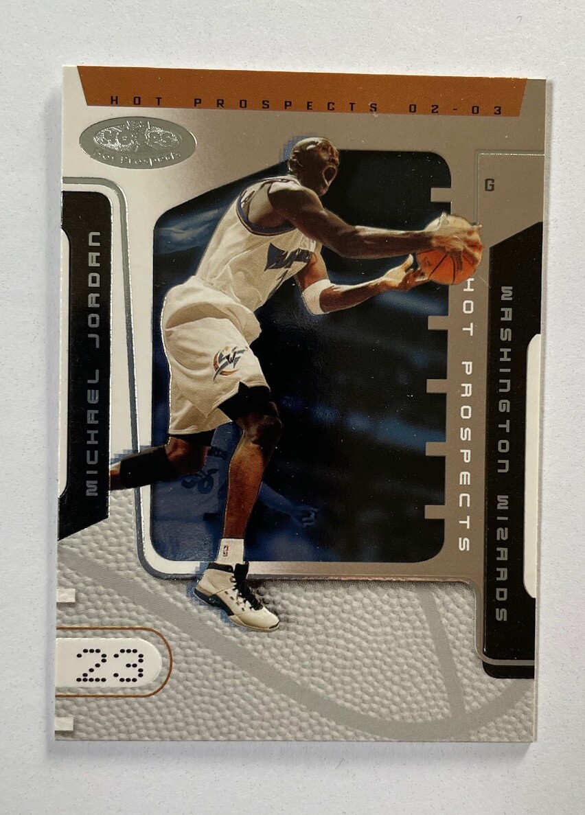 2002-03 Fleer Hoops Hot Prospects #34 Michael Jordan Chicago Bulls