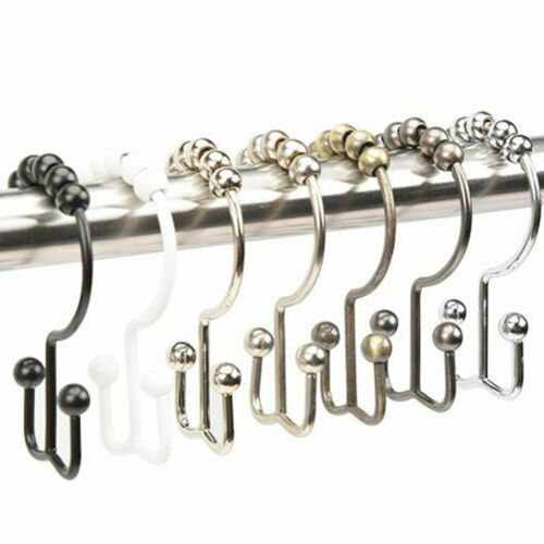 Paire D'Anciens Crochets En Laiton - Porte-Embrasses Pour Rideaux - Style Vintage Bronze