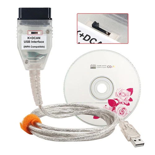 For BMW Coding K +DCAN OBD2 NCS Expert USB Interface Cable Diagnostic - Picture 5 of 23