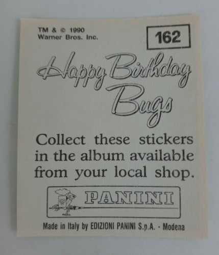 1990 Panini Happy Birthday Bugs (Pick Your Sticker) - Picture 241 of 343