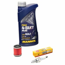 Inspektionspaket Öl 1L für Yamaha YZF-R125 YZF-R 125 2014-21 Ölfilter+Zündkerze