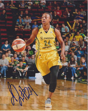 Jewell Loyd Autographed 8x10 Seattle Storm Gold Mamba D902