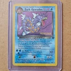 Pokemon TCG Team Rocket Dark Gyarados Prerelease Holographic Rare Card