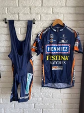 CYCLING suit bibs SHIRT JERSEY MAGLIA TRIKOT FESTINA WATCHES SMS SANTINI ORIGIN