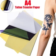Tattoo Transfer Paper Stencil Carbon Thermal Tracing Hectograph Supplies Sheets