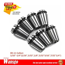 1/16"-1/4" ER11 Spring Collet Set For CNC Milling Lathe Tool Engraving Machine 7