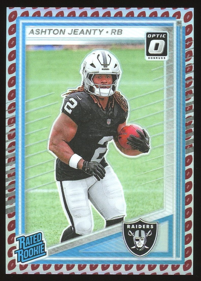 2025 Donruss Optic Preview Ashton Jeanty #305 Football Emoji SSP
