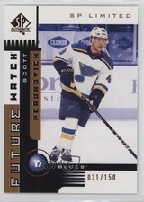 2021 SP Authentic 2001-02 Retro Future Watch Limited /150 Scott Perunovich 05ja