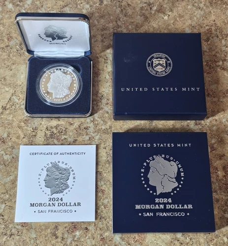 2024-S Morgan Silver Dollar $1 San Francisco OGP w/COA Proof