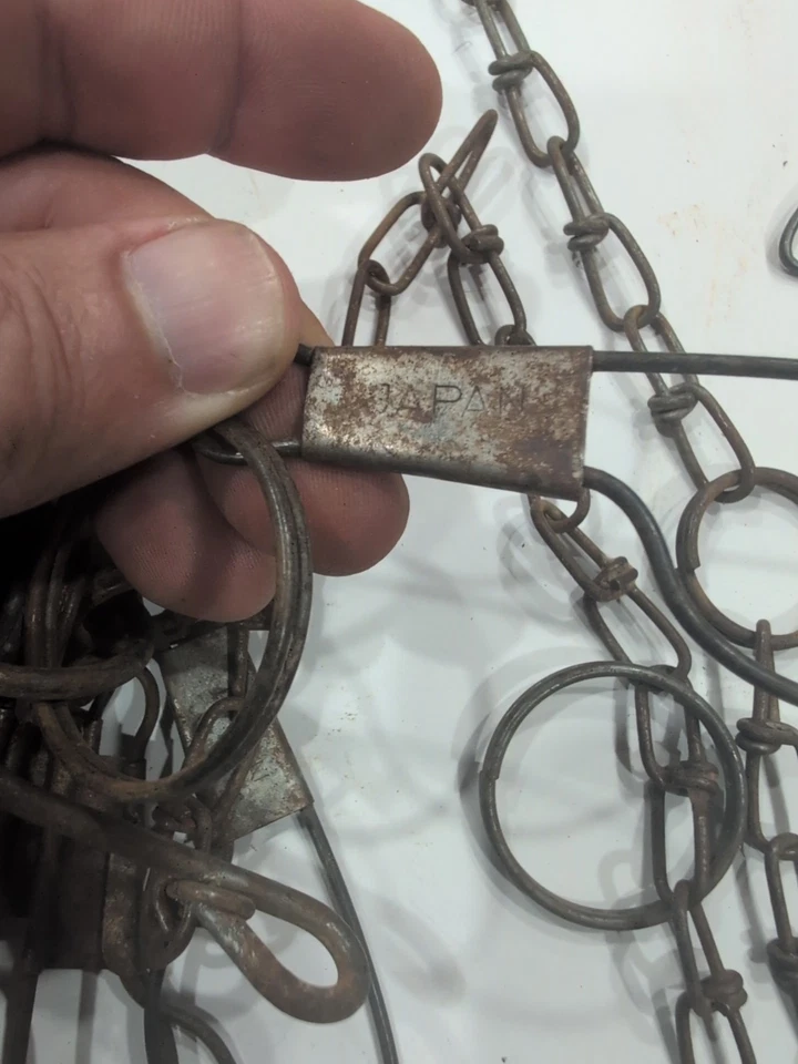 2 cuerdas de metal de pescado vintage una marca Japón Foto 3 de 4