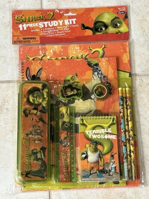 RARE Dreamworks Shrek 2 2004 RoseArt 11 Piece Study Kit (SEALED)