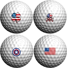 - USGA Rule Conforming Novelty Golf Ball Markers, Golf Ball Stickers for Mark...