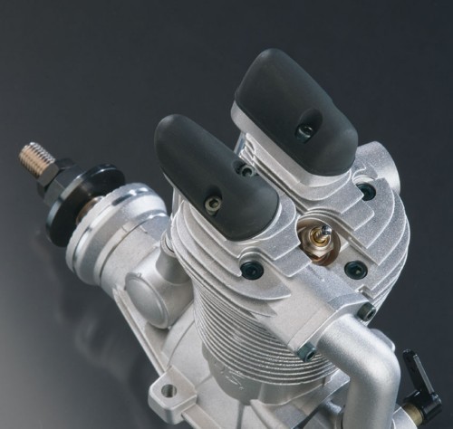 OS engines FS 95V CON SILENZIATORE Motore a scoppio 4T GLOW per aerei - Foto 2 di 3
