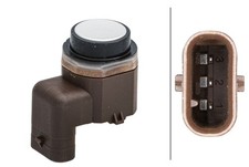 HELLA 2x Sensor Einparkhilfe 6PX 358 141-321/2x für VW PASSAT B6 3C2 Variant 3C5