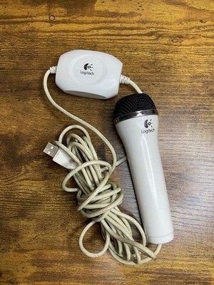 Logitech USB Microphone White (Model: ICES-003) Nintendo - Playstation - Xbox
