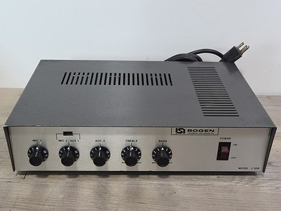 Bogen C35B Commercial Audio Amplifier 35W Mixer Amp