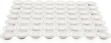 Fridge Magnets, 56 Pcs Strong Small, 3cmtransparent-whitemagnet-56pcs