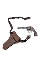 Vintage Gonher Castalla Spain Diecast Toy Cap Gun  Holster Belt