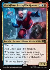 Red Ghost Intangible Genius MTG R 92 Commander: Marvel Super Heroes MSC NM