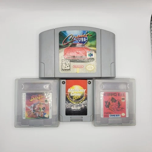 Gameboy and Nintendo 64 Game Lot (Duck Tales, Cruis'n USA, etc.)