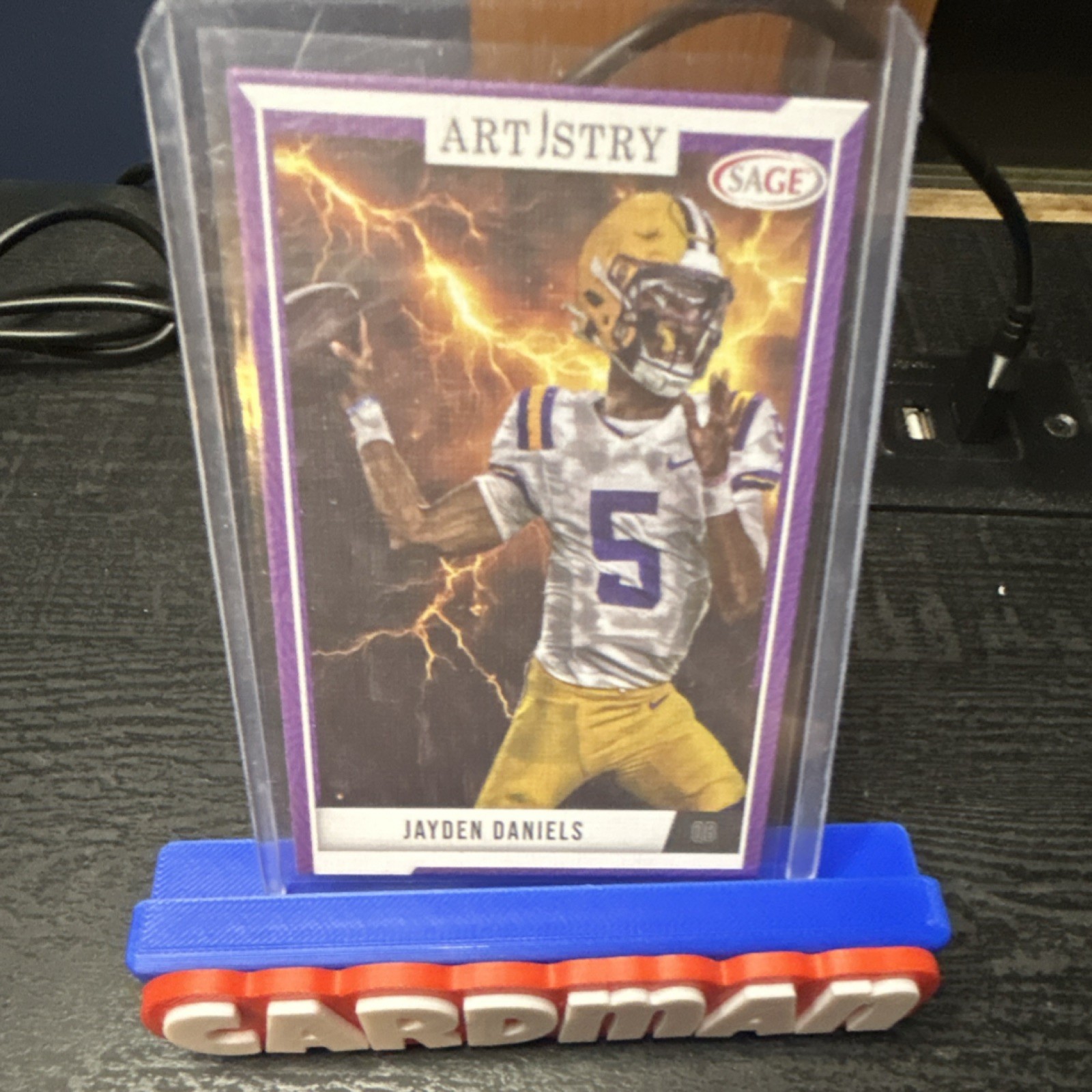 Jayden Daniels Sage Artistry Mega Box #JD Base
