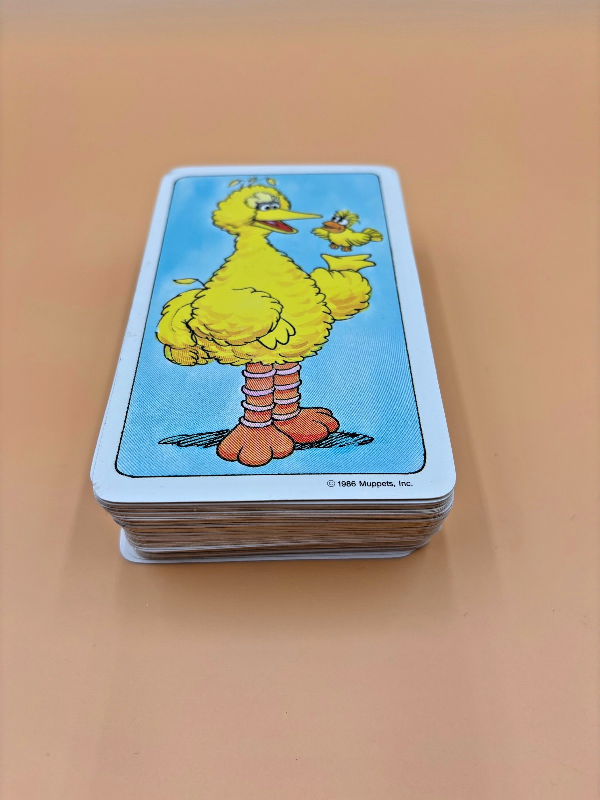 Vintage 1986 Muppet Sesame Street Flash Card Lot of 100 Big Bird Bert & Ernie