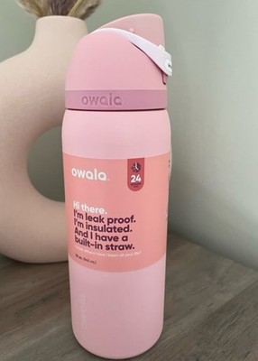 Owala rose quartz 32 oz Insulated Leak Proof Water Bottle Built-in Straw 