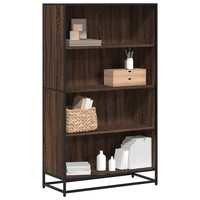BüCherregal Braun Eichen-Optik 80,5X35X139 Cm Holzwerkstoff