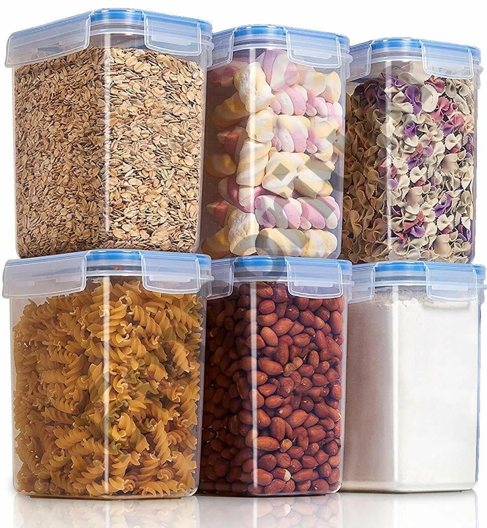 Containers Storage 1500 ml - 6pcs set, Air Tight Food Storage