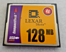 Lexar Media 128MB CF Compact Flash Memory Card