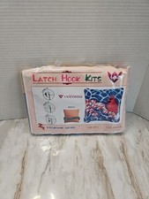 Veirousa Latch Hook Kit Cardinal Flowers Decor Pillow Y477 NEW