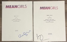 Mean Girls AMANDA SEYFRIED AND LACEY CHABERT SIGNED Script Covers