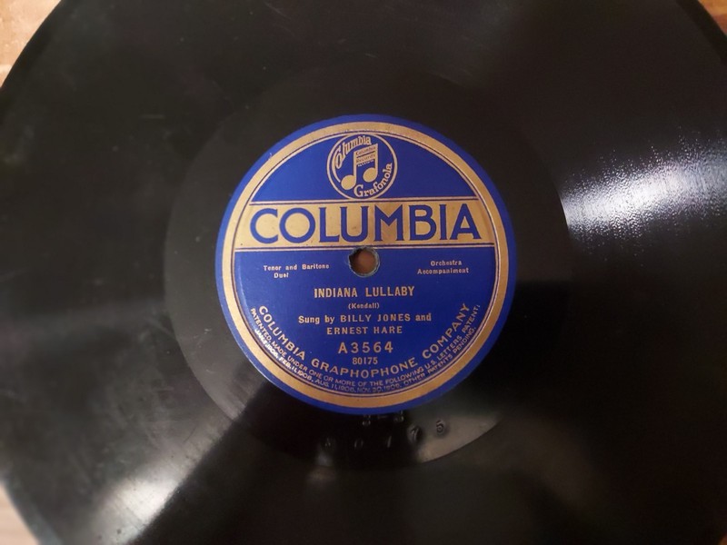 1922 COL.78/BILLY JONES & ERNEST HARE../CHARLES HART & ELLIOTT SHAW..