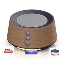 BGOVERSS T126L White Noise Machine Night Light 20 Sounds 10 Colors 5 Timer