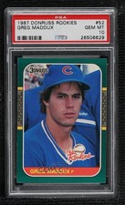 1987 Donruss The Rookies Box Set Greg Maddux #52 PSA 10 GEM MT HOF h8b