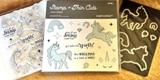 CTMH Z3706 THIN CUTS  C1833 UNICORN DREAMS  you make life sparkle, dreams....