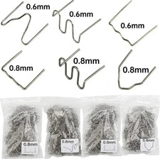 100pcs Plastic Welding Staples Set Car Bumper Repair Hot Stapler Nails - New